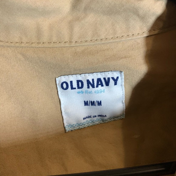 Tan Army Jacket with Patches - Picture 3 of 4